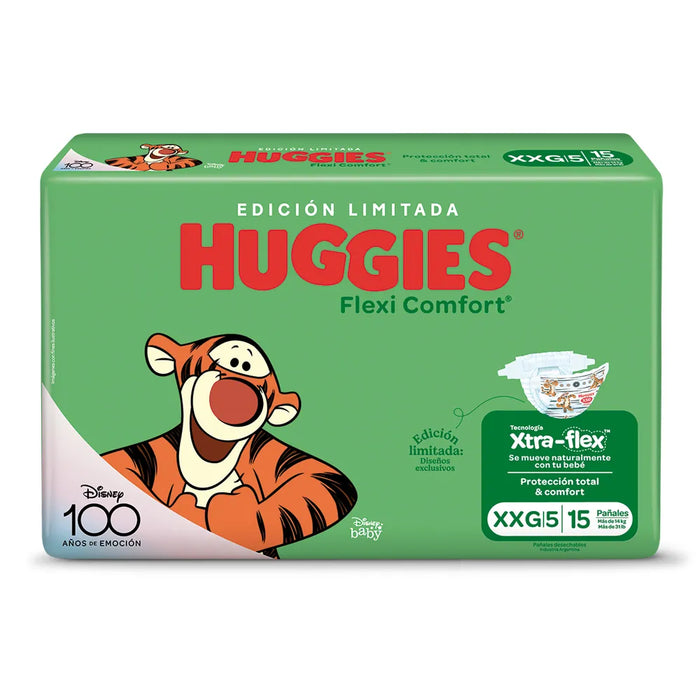 Huggies Pañales Flexi Comfort Disney Maxi Diapers | Gentle Care for Happy Babies | Bulk Pack