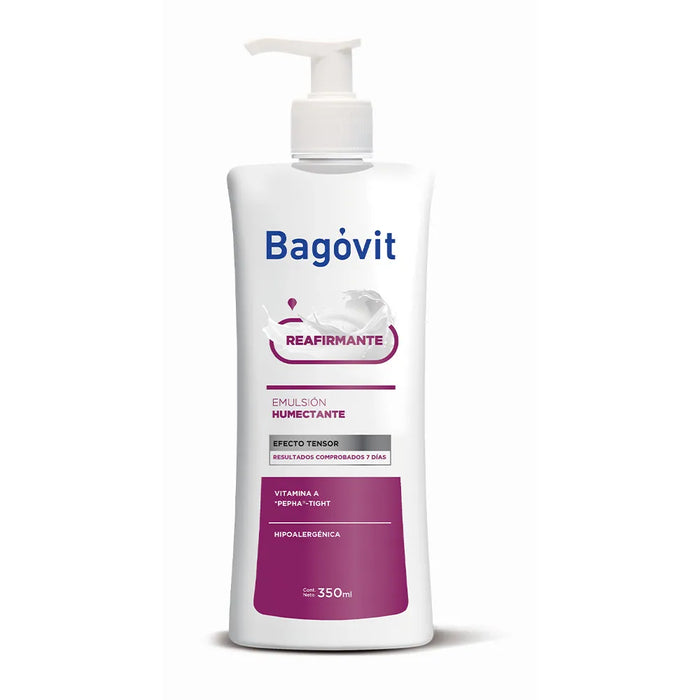Bagovit Emulsión Reafirmante e Hidratante con Efecto Tensor x 350 ml | Firmeza y Tonificación