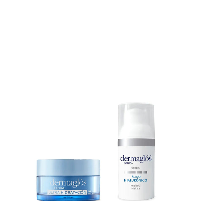 Dermaglós Facial Kit: Serum & Gel Cream | Ultimate Hydration Duo