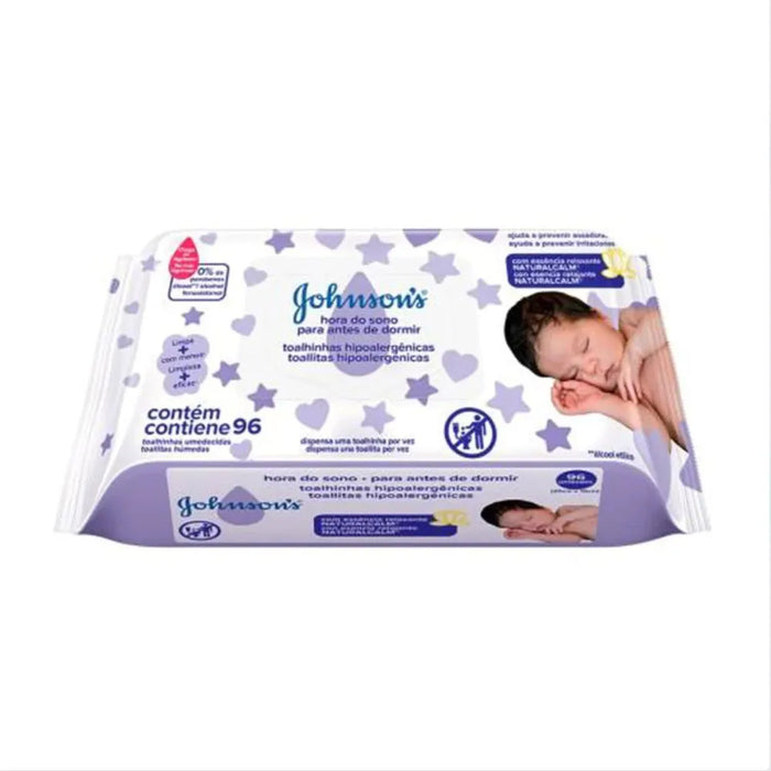 Johnson's Baby | Toallitas Húmedas Dreamtime Wet Wipes 96 Count - Calming Fragrance, Gentle Cleansing, Sleep-Inducing Care