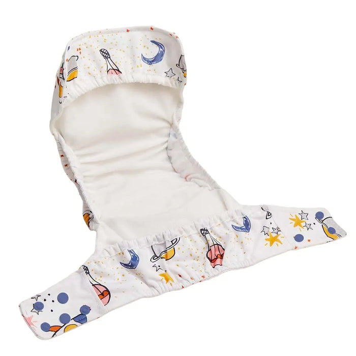 Baby Pell Pañal de Tela Cloth Diaper - Rocket Snap Multisize, Eco-Friendly