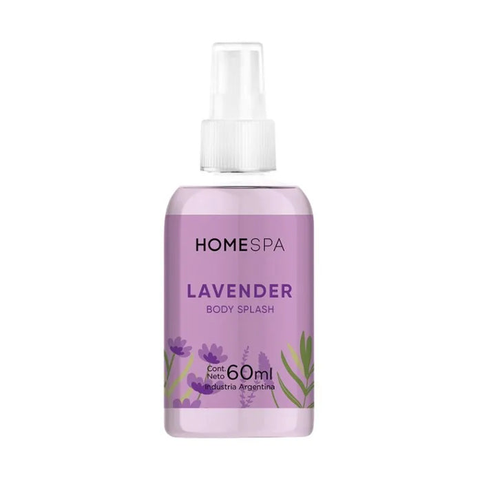 Home Spa Lavender Body Splash 60 ml - Floral and Refreshing Fragrance