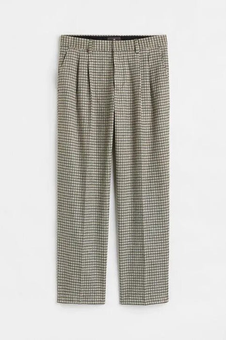 HyM Relaxed Fit Wool Blend Pants - Stylish Comfort for Every Occasion