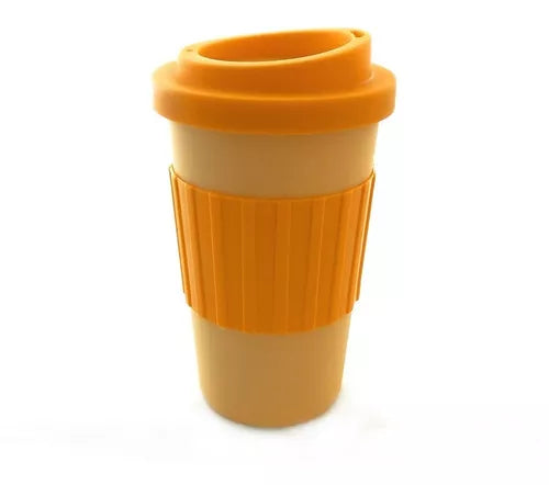 Si O Si Thermal Mug with Screw-On Lid and Silicone Band 300cc