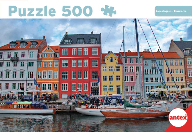 Antex | Copenhaguen Puzzle 500 Pieces +7 Años | Rompecabezas Para Niños y Adultos