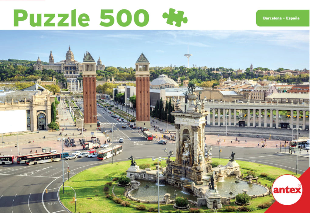 Antex | Barcelona Puzzle 500 Pieces +7 Years | Rompecabezas para Niños y Adultos