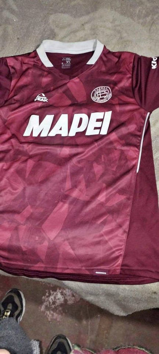 Lanús Soccer Jersey - Official MAPEI Sponsor - High-Quality Team Shirt for Fans - XL