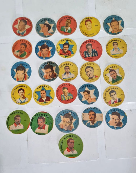 Sports Stickers Lot x26 – Collectible Figurines for Fans and Hobbyists – Limited Edition Set