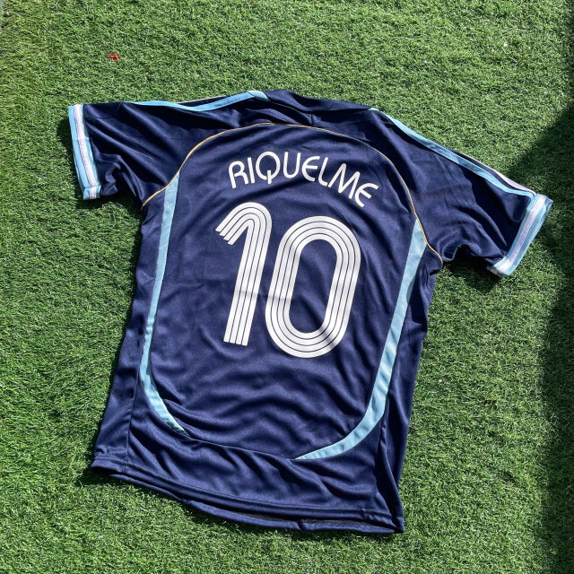 Camiseta de Fútbol Replica Retro Argentina Messi & Riquelme Jersey - 2006 Germany World Cup
