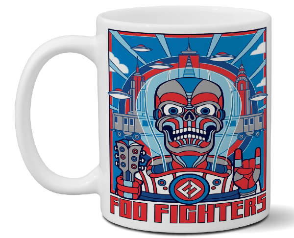 Taza Foo Fighters |  Mug of Iconic Rock & Pop Band - Music Inspired