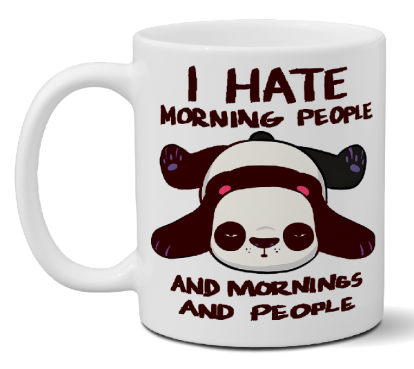 Taylor Swift Oso Taza | I Hate Morning People and Mornings and People