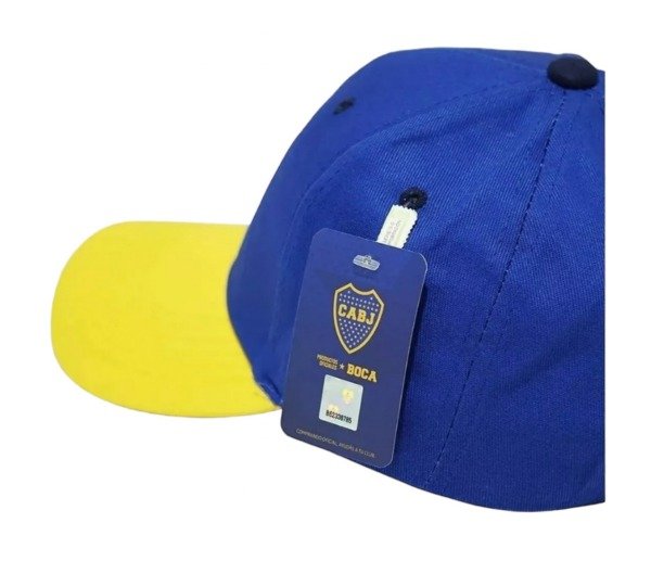 Gorra Official Boca Juniors CABJ Cap - Blue & Gold, Embroidered Crest
