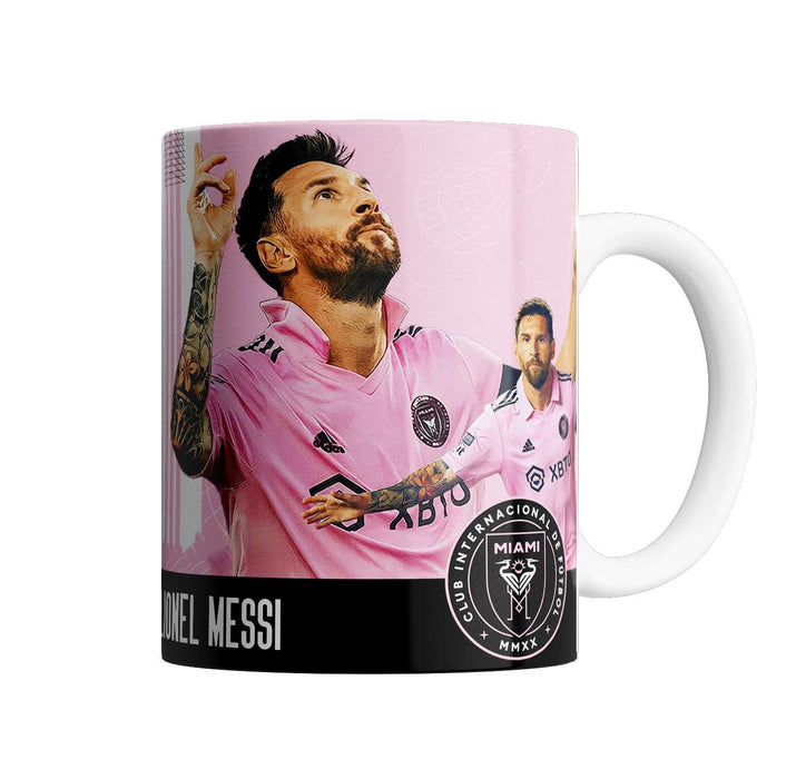 Punto Bizarro | Messi-Inspired Inter Miami Ceramic Mug - Soccer Excellence in Every Sip