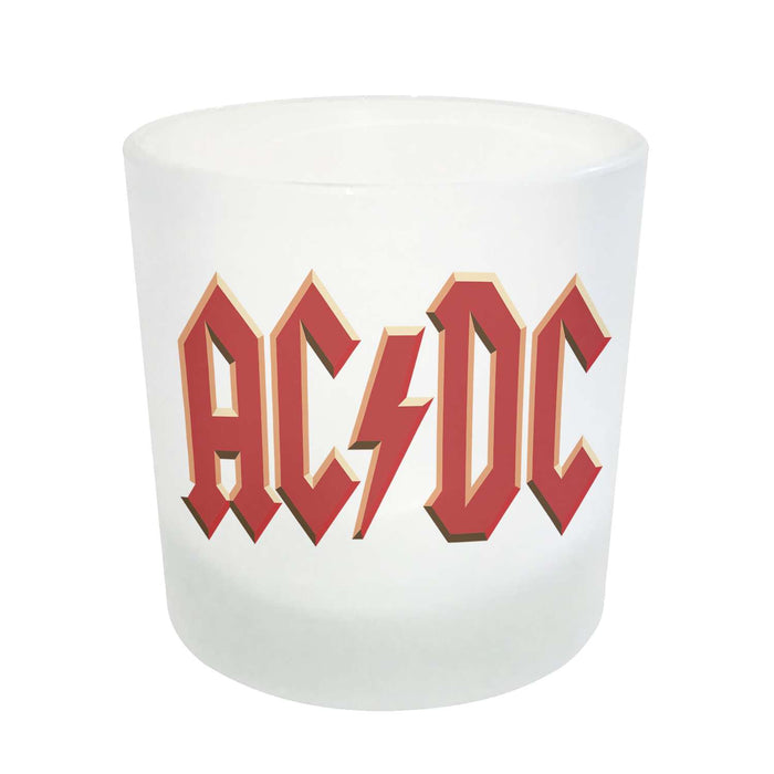 Vaso de Whisky | Frosted Glass Whisky Tumbler - AC/DC Rock & Roll Elegance