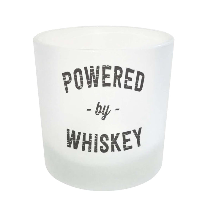 Vaso de Whisky | Frosted Glass Whisky Tumbler - Powered by Whiskey | Unleash the Spirits