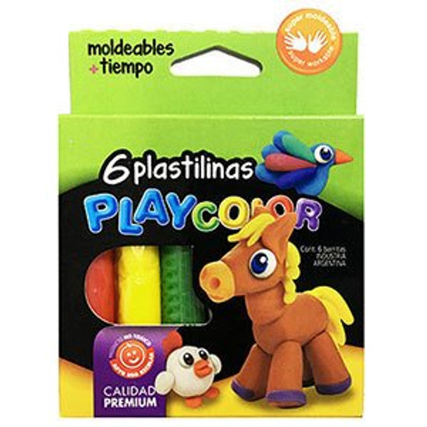 6 Modeling Clay Assorted Colors, Super Workable, Perfect for Arts & Crafts or School Projects (pack of 3)