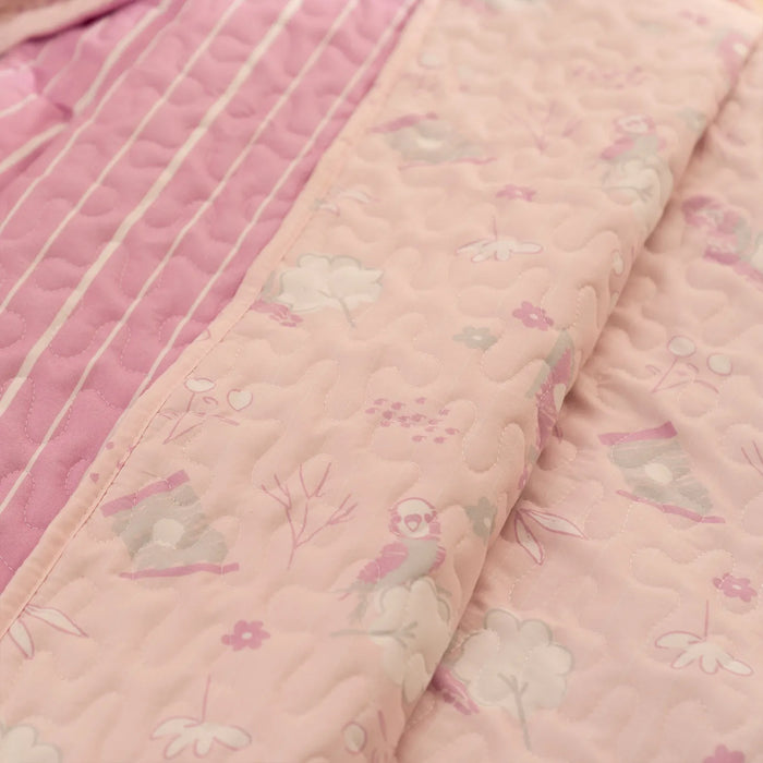 Arredo | Single Reversible Parrot Houses Bedspread | Linens & Bedding, 100% Polyester