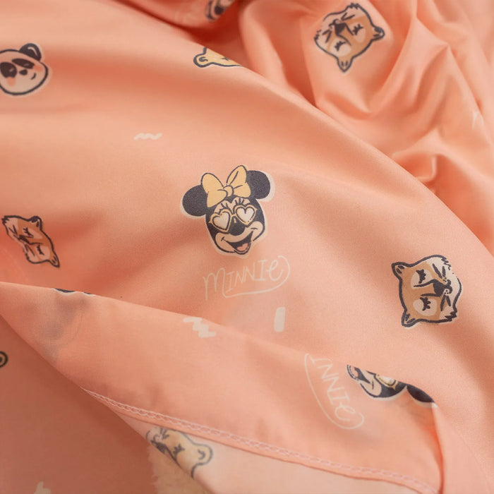 Arredo | Single Bed Sheet Set Minnie Animals | Sleep Peacefully, 100% Polyester, Rest Easy