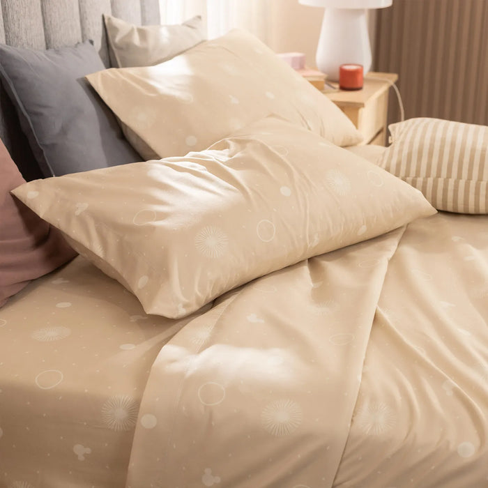 Arredo | Queen Size Mickey Polyester Bed Sheet Set | Sleep Peacefully, 100% Polyester
