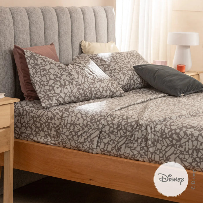 Arredo | Queen Size Mickey Shapes Bed Sheet Set - Sleep Peacefully, 100% Polyester, Rest Easy