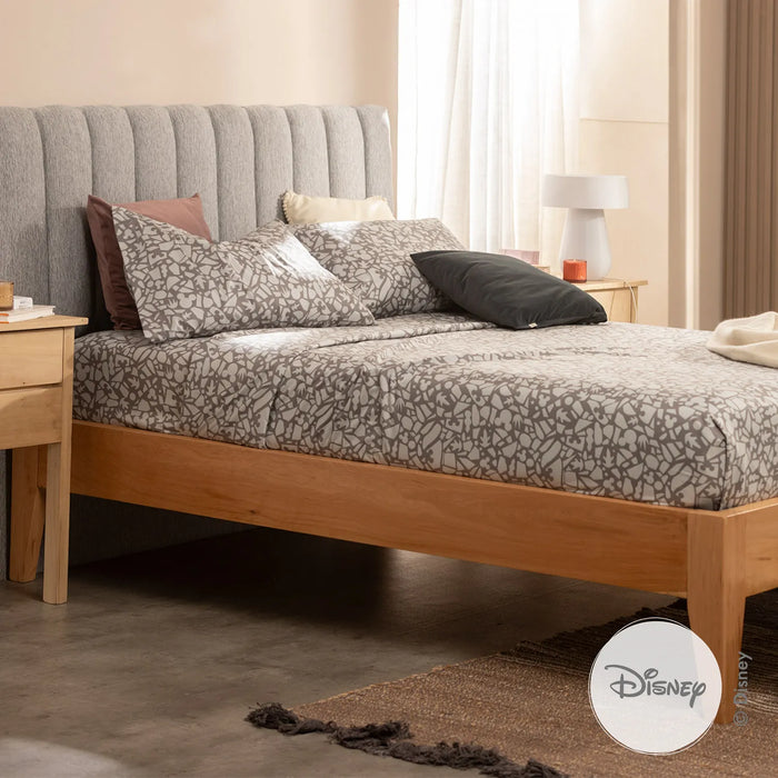 Arredo | Queen Size Mickey Shapes Bed Sheet Set - Sleep Peacefully, 100% Polyester, Rest Easy