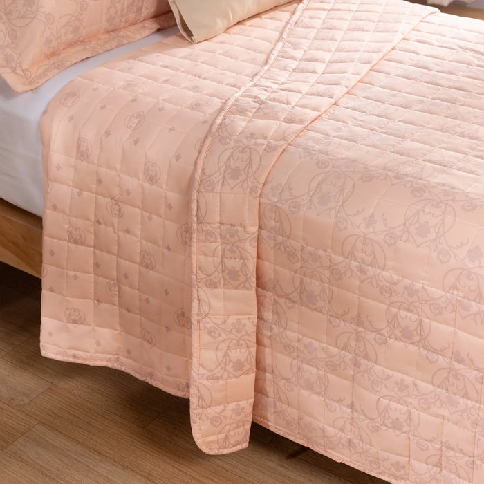 Arredo | Twin Size Reversible Climber Bedspread 100% Polyester Synthetic Fiber Fill