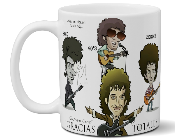 Gustavo Cerati Music Mug - Gracias Totales - Tribute to Argentine Artist