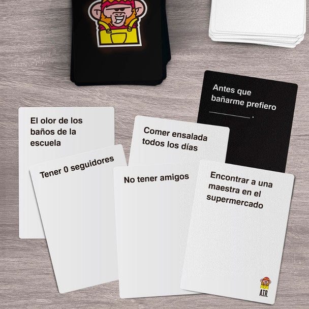 ATR Ahora Todos Reimos Juego de Cartas, Humor Board Games with Cards by Buró Special for Teens &amp; Children 