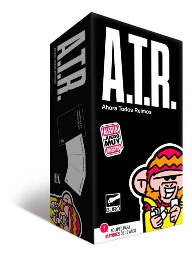 ATR Ahora Todos Reimos Juego de Cartas, Humor Board Games with Cards by Buró Special for Teens &amp; Children 