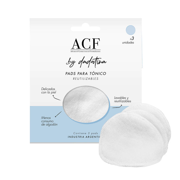 ACF Exfo Pads x3 - Luxuriously Soft Skincare Discs for Gentle Toning and Nourishment