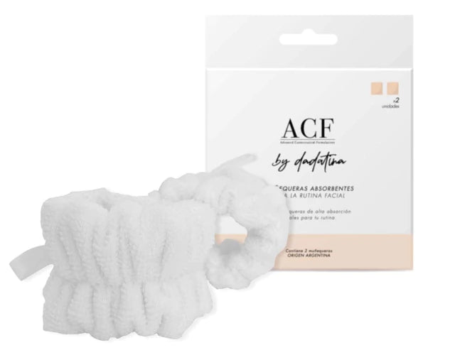 ACF Muñequera System - Premium Wrist Support for Your Active Lifestyle, High Absorption, 2-Pack