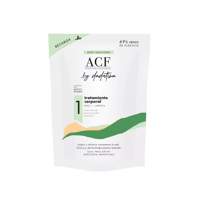 ACF Refill Step 1: Cleansing - Gentle Body Solutions for a Radiant Skin Experience - 225 ml / 7.60 oz