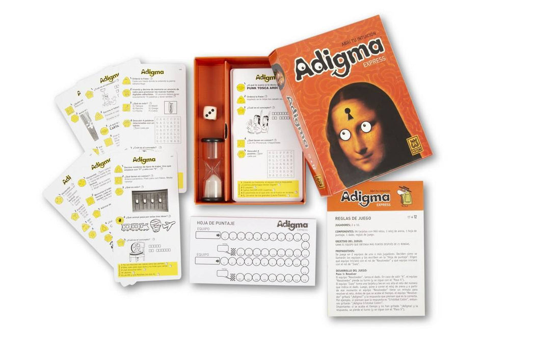 Adigma Express Juego de Mesa Enigma &amp; Paradigma Brain Game by Yetem - Alimente sua intuição