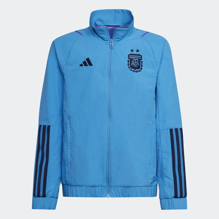 AFA Official Argentina TIRO 23 Selection Jacket (Light Blue) - Recycled Materials, Woven Shield