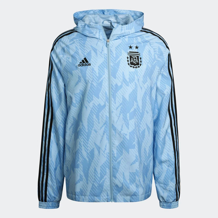 AFA Official windbreaker of the Slim-Fit Argentina National Team: bold style, recycled materials