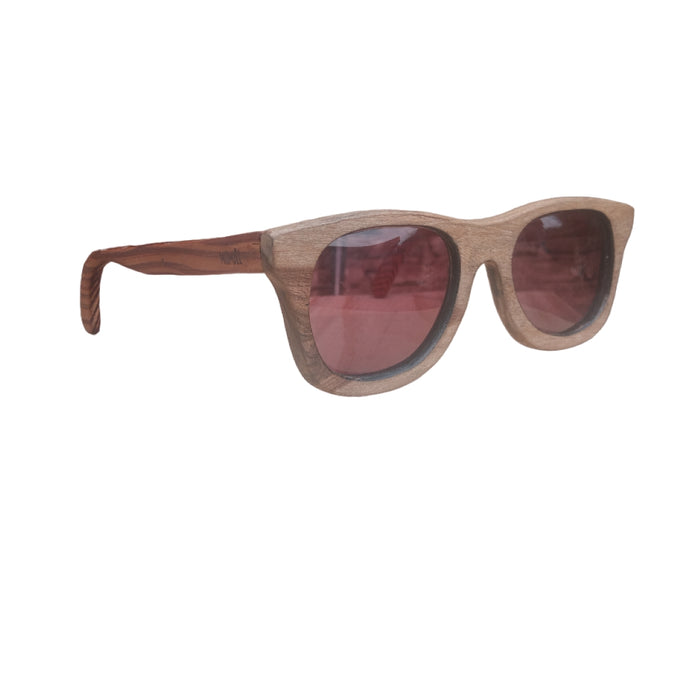 MOMUËL | Anteojos de Sol Atlantico Sustainable Wood Sunglasses | UV400 Protection 135 mm x 50 mm