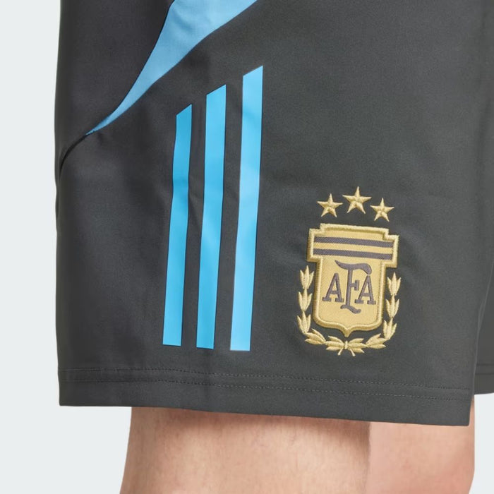 Adidas Argentina 24 3-Star Rest Shorts - Comfortable Relaxation Wear for Soccer Fans Shorts  Descanso Argentina 3 Estrellas Gris