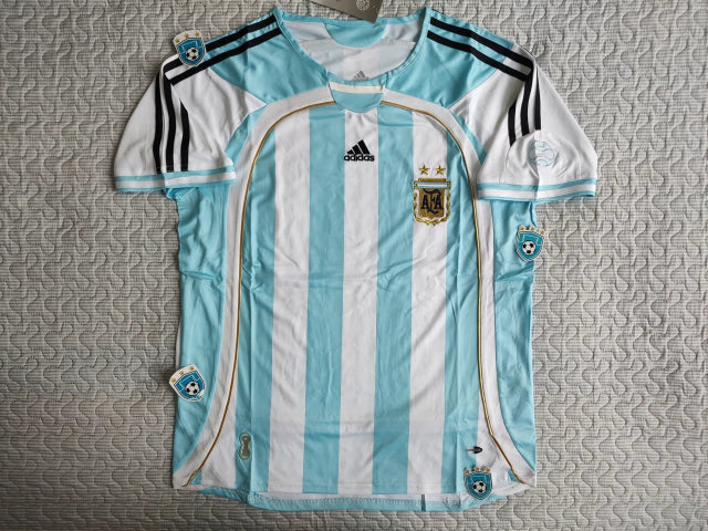 Adidas Argentina Retro 2006 Official Home Jersey - Limited Edition Authentic Design
