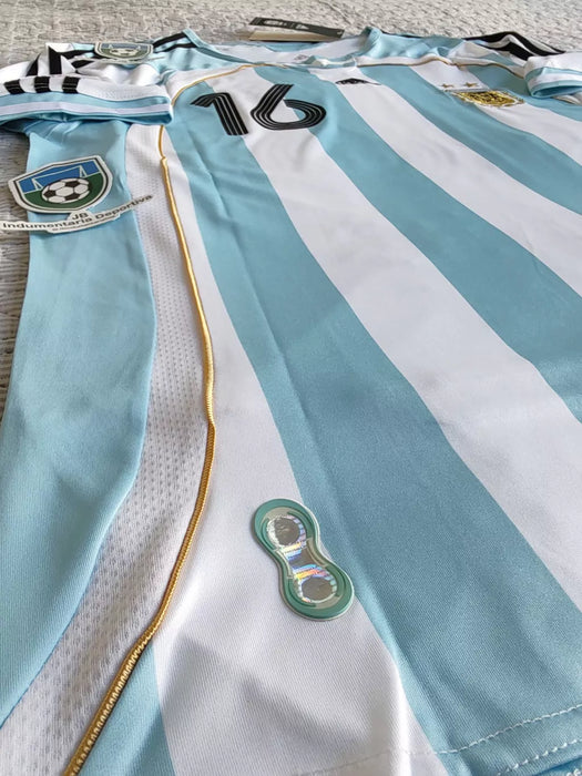 Adidas Argentina Retro 2006 World Cup Aimar 16 Championship Jersey - Limited Edition