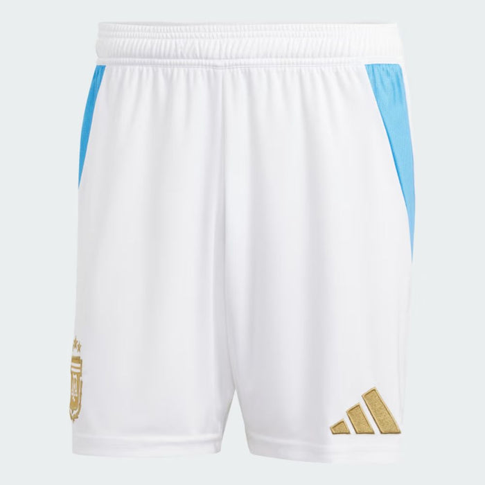 Shorts Blancos Argentina 24 3 Estrellas de Adidas: Indumentaria de Fútbol de Calidad