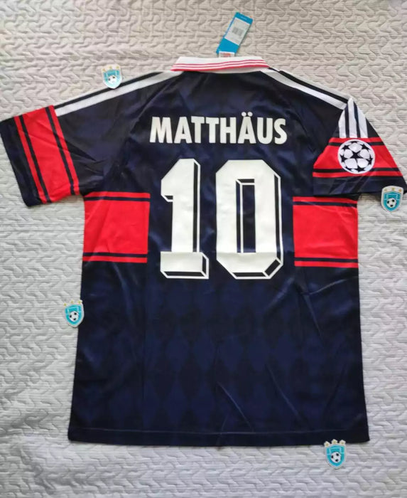 Adidas Bayern Munich Retro 1997-98 Home Matthaus 10 Jersey - Vintage Football Fan Apparel