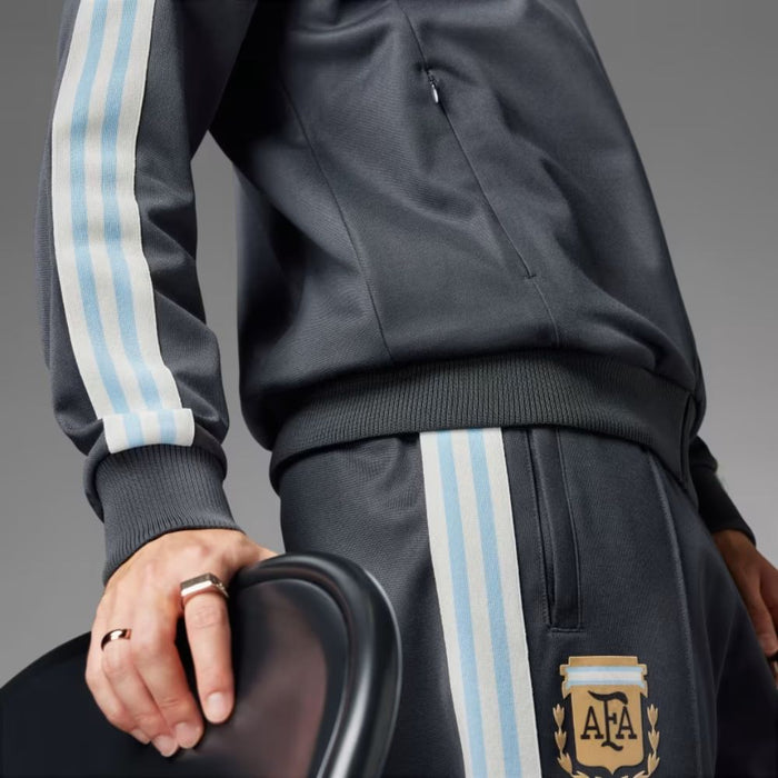 Adidas Beckenbauer Argentina Men's Black Jacket - Classic Style with a Modern Twist Campera Beckenbauer Argentina