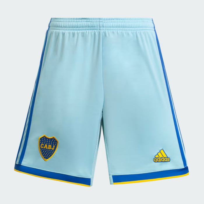 Adidas Boca Juniors 23/24 Kids Third Kit Shorts - Official Soccer Apparel for Young Fans - Short Tercer Uniforme Boca Juniors 23/24 Niños