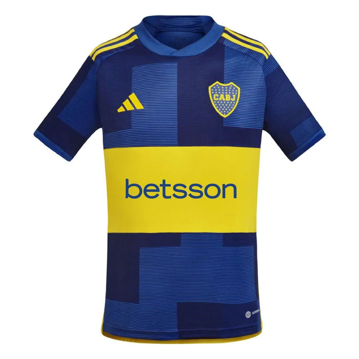 Adidas Boca Juniors 23-24 Kids' Home Jersey - Elevate Young Passion with Blue and Gold Pride