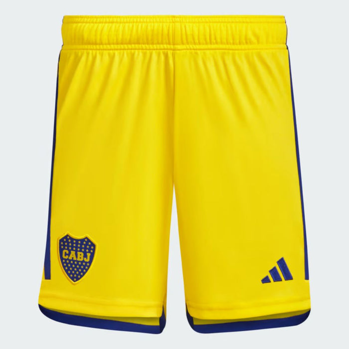 Adidas Boca Juniors 23/24 Youth Unisex Short - Sustainable Alternative Uniform - Short Uniforme Alternativo Boca Juniors 23/24 Niño Unisex