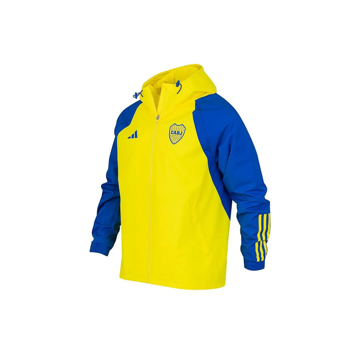 Adidas Boca Juniors Hombre 23/24 Jacket - Stylish Comfort for Leisure Moments - Campera Tiro Boca Juniors Hombre 23/24