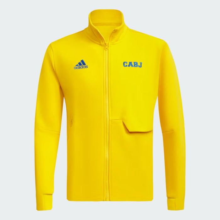 Adidas Boca Juniors Jacket Anthem - Classic Style Sporting Jacket with Club Colors and Embroidered Initials