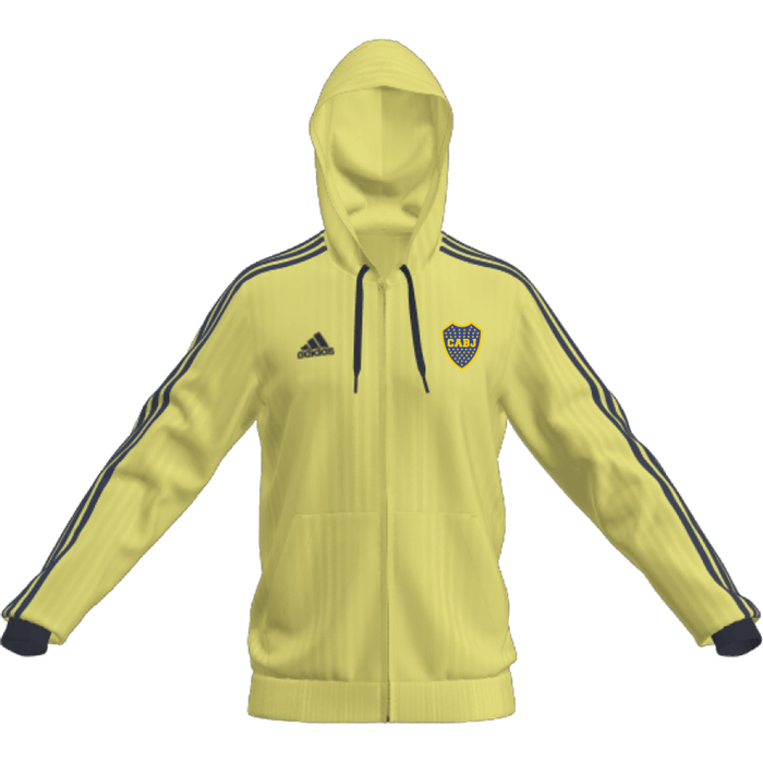 Adidas Boca Juniors Triple-Lined Jacket - Show Your Passion in Style!