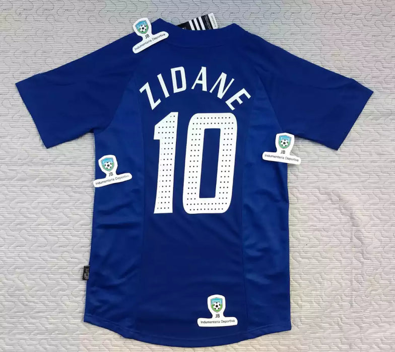Adidas France Retro 2002 World Cup Zidane 10 Home Jersey - Limited Edition Classic