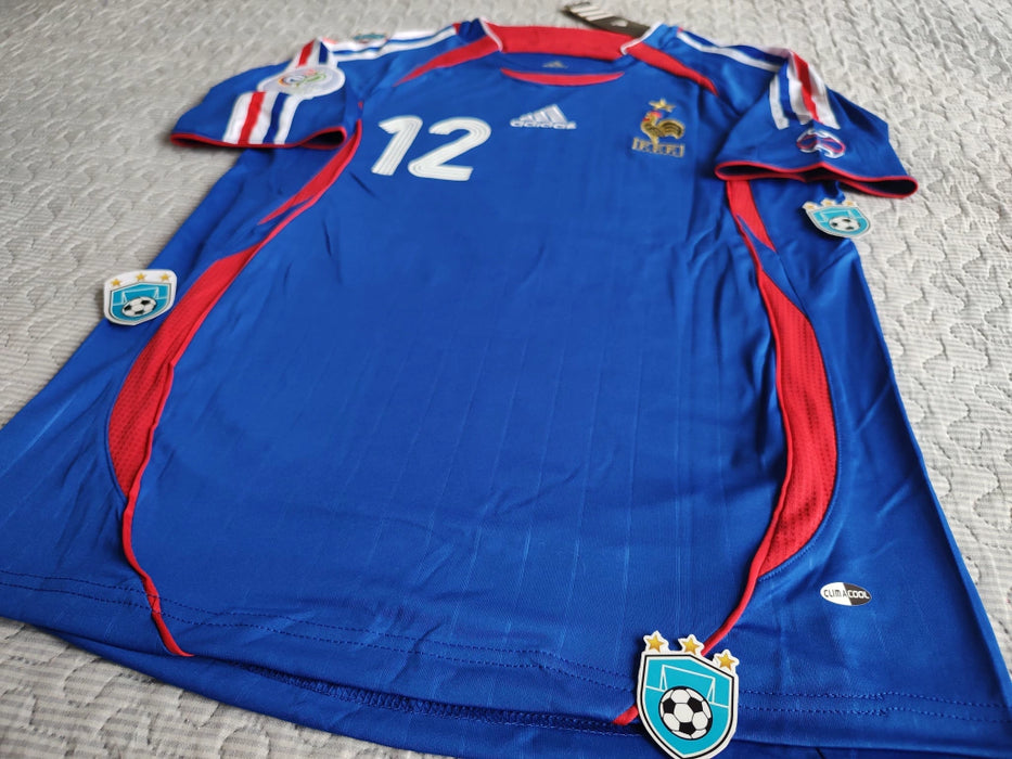 Adidas France Retro 2006 World Cup Home Jersey - Iconic Tribute with Henry 12